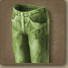 Groene gescheurde broek
