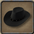 Zwarte Stetson hoed