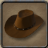 Bruine Stetson hoed